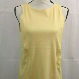 Breastfeeding Nursing Tank Top  Banana Yellow Sz M